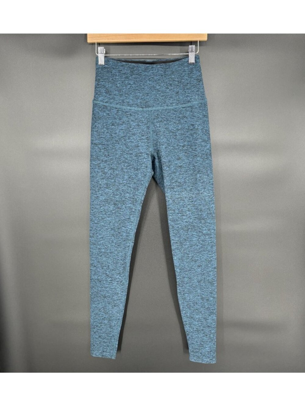 Beyond Yoga Women's Space Dye High Waisted Leggings L Blue Black USA Workout